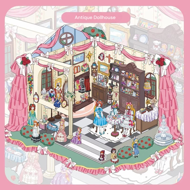 Meine kleine Welt | Scene Joy Serie 11.0 | Sticker-Szene, 3D-Miniatur-Szenen-Sticker, Entspannungs-DIY-Sticker, Szenen-Gestaltungssticker, DIY-Sticker