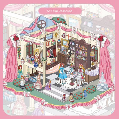 Meine kleine Welt | Scene Joy Serie 11.0 | Sticker-Szene, 3D-Miniatur-Szenen-Sticker, Entspannungs-DIY-Sticker, Szenen-Gestaltungssticker, DIY-Sticker