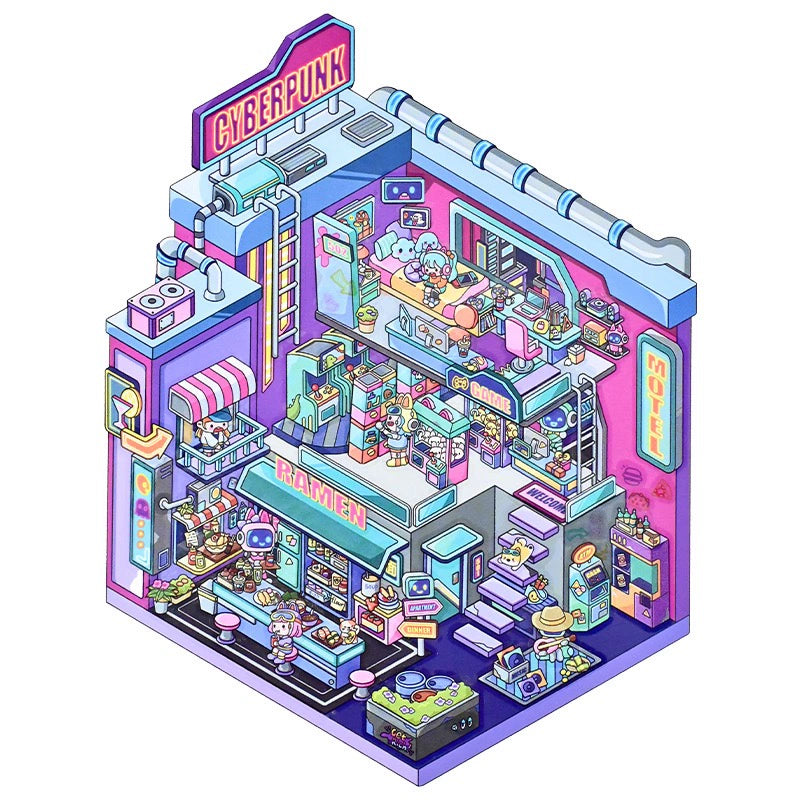 Temat Halloween | Scene World 13.0 Seria | DIY Scena Naklejkowa, 3D Miniatury Scen, Naklejki Antystresowe DIY, Naklejki do Tworzenia Scen, Naklejki DIY