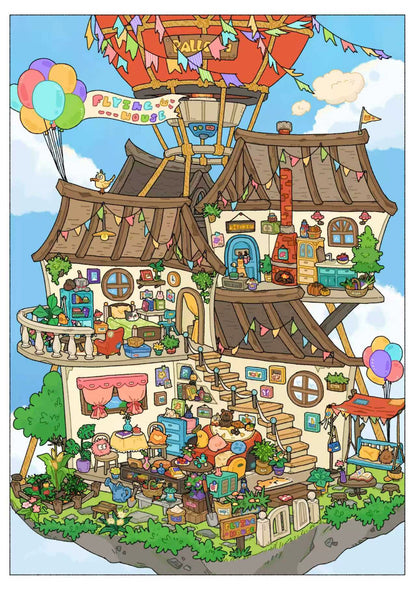 Seria Scene Time 18.0, Scena Naklejek, Naklejki 3D Miniatury Sceny, Naklejki DIY Łagodzące Stres, Naklejki Ustawiające Scenę, Naklejki DIY