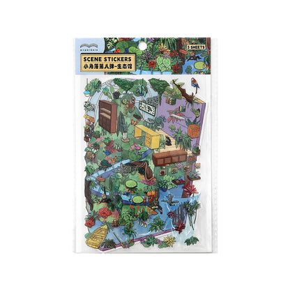 Seria Scene More 12.0, Scena Naklejek, Naklejki Scen Trójwymiarowych Miniatur, Naklejki DIY Uwalniające Stres, Naklejki Scenograficzne, Naklejki DIY