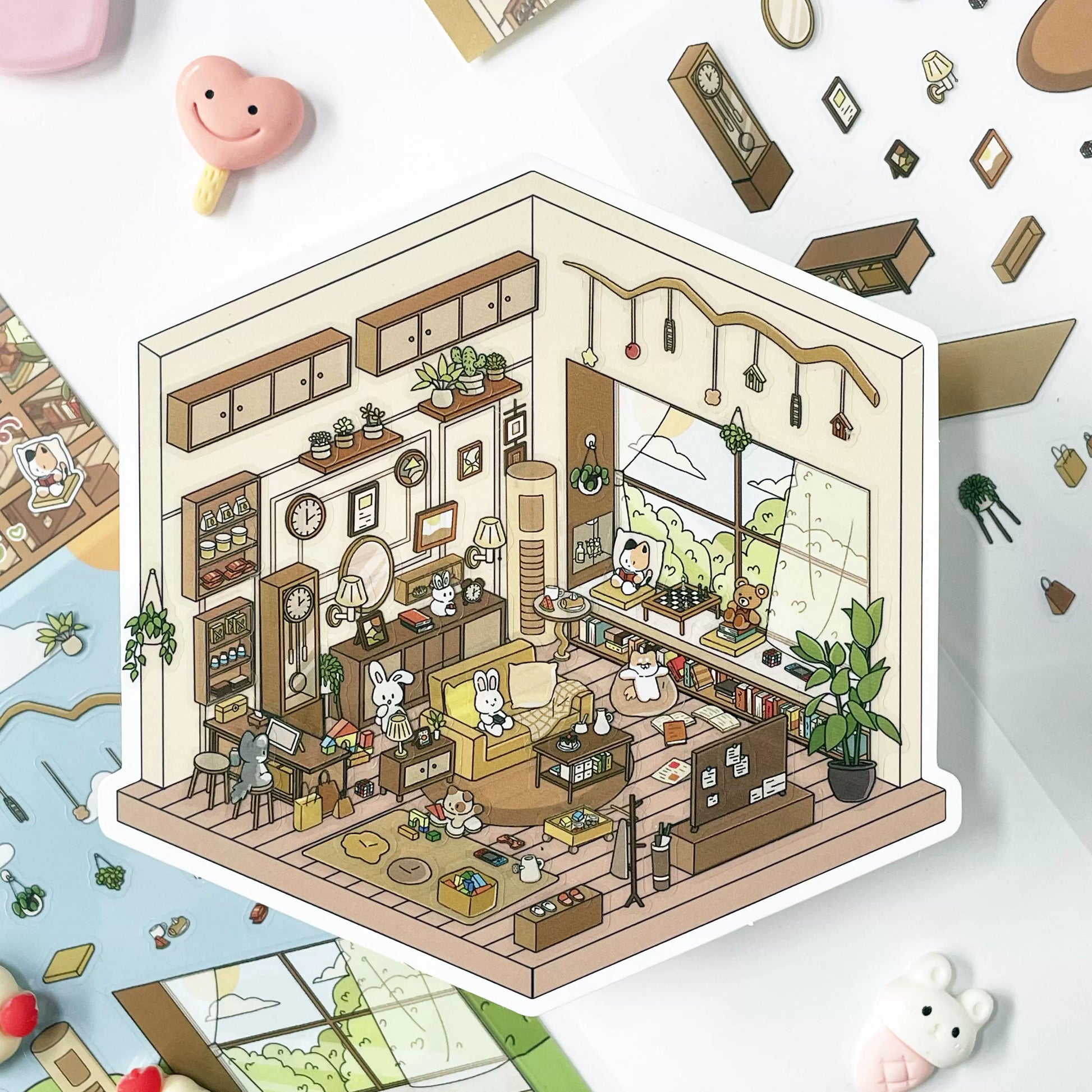 Life Party Theme | Scene World 5.0 Series, Sticker Scene, 3D Miniature ...
