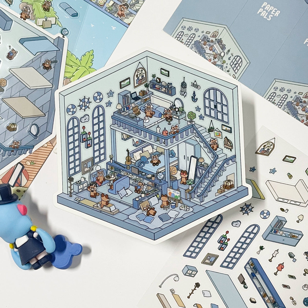 Life Party Theme | Scene World 5.0 Series, Sticker Scene, 3D Miniature ...