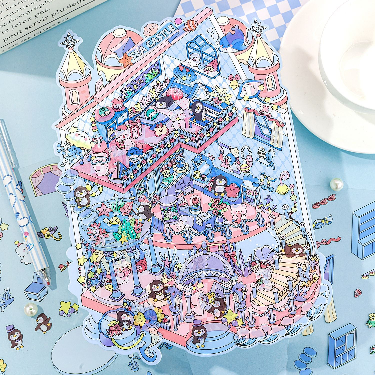 Scene Joy Series 4.0 | Three-Story | Sticker Scene, 3D Miniature Scene ...
