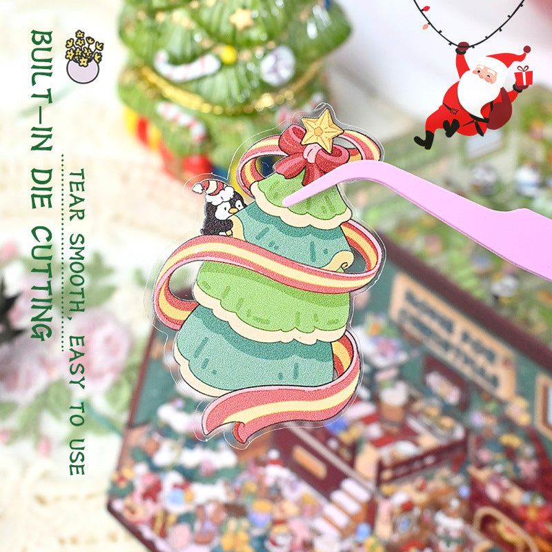 Christmas Theme | Scene Magic 6.0 Series, Sticker Scene, 3D Miniature Scene Stickers, stress-relief DIY stickers, Scene-setting Stickers