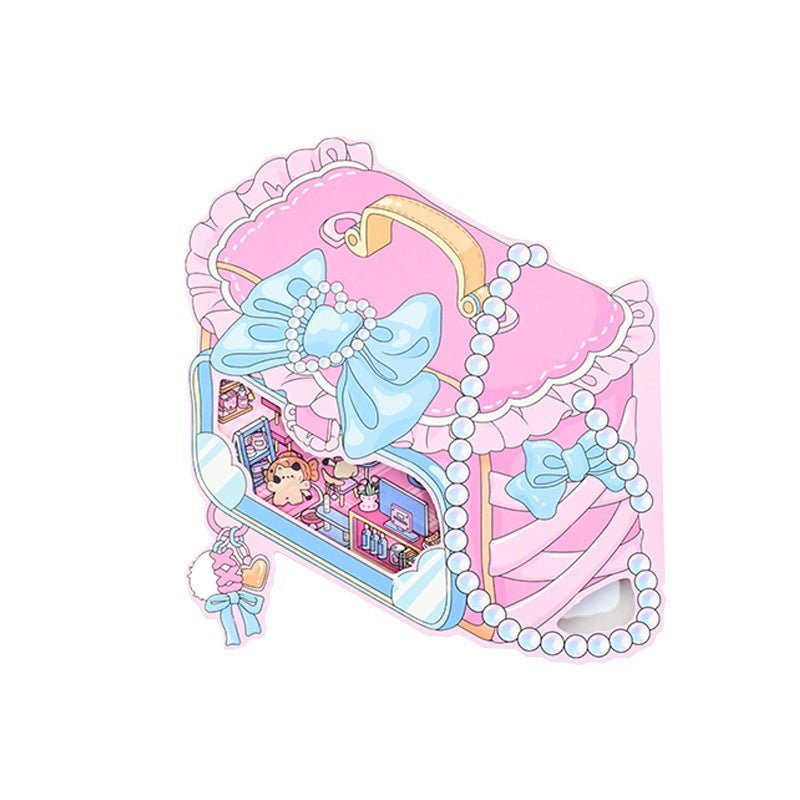 Girls Theme | Scene World 8.0 Series | DIY Sticker Scene, 3D Miniature Scene Stickers, Stress - Relief DIY stickers, Scene - setting Stickers - YYBB ART