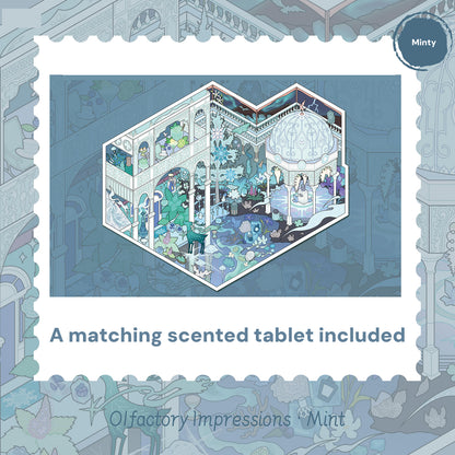 Olfactory Impressions |Scene Garden 18.0 Series | Sticker Scene, 3D Miniature Scene Stickers, Stress-Relief DIY Stickers, Scene-Setting Stickers, DIY Stickers