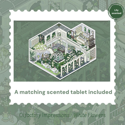 Olfactory Impressions |Scene Garden 18.0 Series | Sticker Scene, 3D Miniature Scene Stickers, Stress-Relief DIY Stickers, Scene-Setting Stickers, DIY Stickers