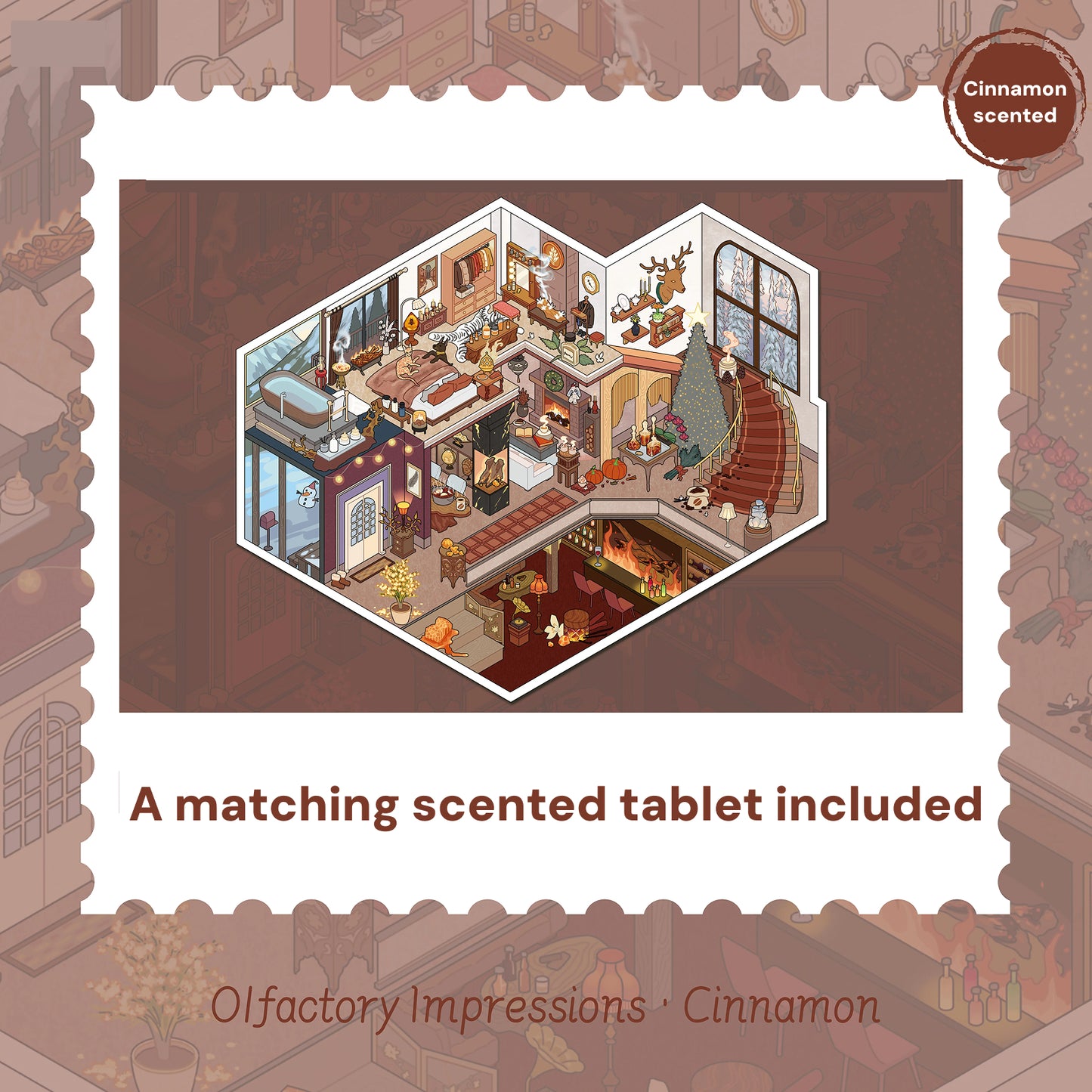 Olfactory Impressions |Scene Garden 18.0 Series | Sticker Scene, 3D Miniature Scene Stickers, Stress-Relief DIY Stickers, Scene-Setting Stickers, DIY Stickers