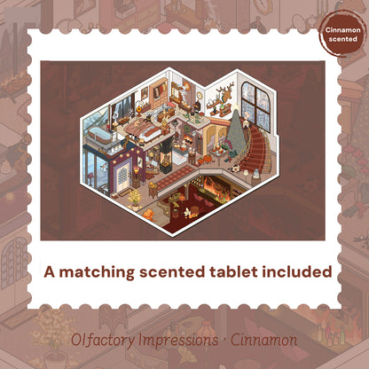 Olfactory Impressions |Scene Garden 18.0 Series | Sticker Scene, 3D Miniature Scene Stickers, Stress-Relief DIY Stickers, Scene-Setting Stickers, DIY Stickers