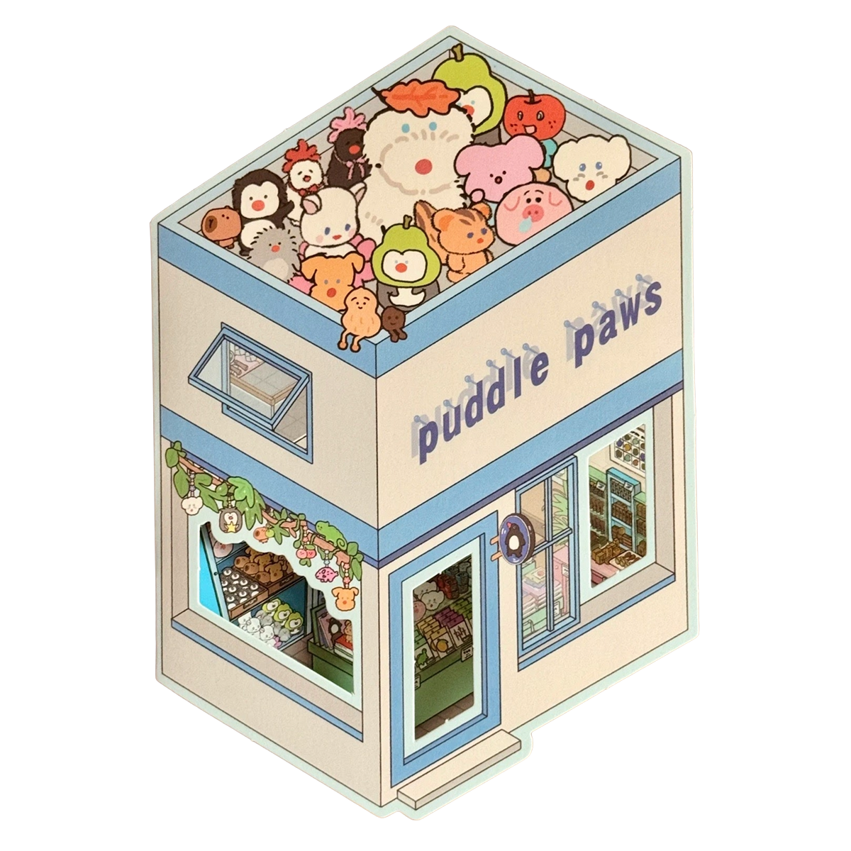 Serie Open Today 14.0 | Sticker Scene, Adesivi per Scenografie 3D in Miniatura, Adesivi Fai-da-Te per Alleviare lo Stress, Adesivi per Creare Scenari, Adesivi Fai-da-Te