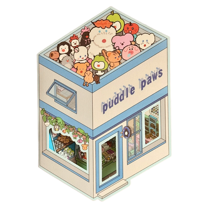 Serie Open Today 14.0 | Sticker Scene, Adesivi per Scenografie 3D in Miniatura, Adesivi Fai-da-Te per Alleviare lo Stress, Adesivi per Creare Scenari, Adesivi Fai-da-Te