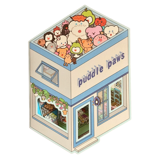 Open Today Series 14.0 | Sticker Scene, 3D Miniature Scene Stickers, Stress-Relief DIY Stickers, Scene-Setting Stickers, DIY Stickers