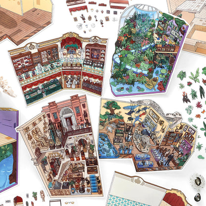 Seria Scene More 12.0, Scena Naklejek, Naklejki Scen Trójwymiarowych Miniatur, Naklejki DIY Uwalniające Stres, Naklejki Scenograficzne, Naklejki DIY