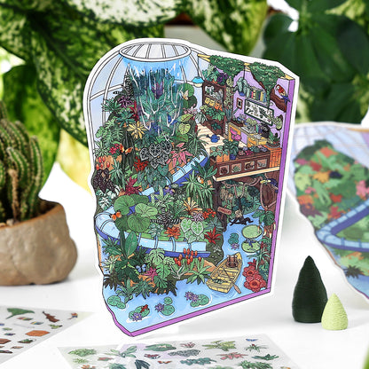 Seria Scene More 12.0, Scena Naklejek, Naklejki Scen Trójwymiarowych Miniatur, Naklejki DIY Uwalniające Stres, Naklejki Scenograficzne, Naklejki DIY