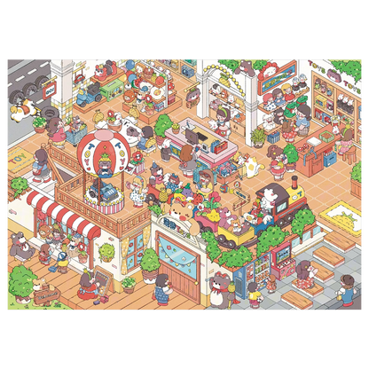 Pineapple Store Theme | Pocket Scene Series 15.0 | Sticker Scene, 3D Miniature Scene Stickers, Stress-Relief DIY Stickers, Scene-Setting Stickers, DIY Stickers