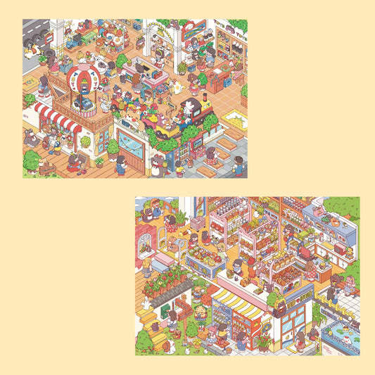 Pineapple Store Theme | Pocket Scene Series 15.0 | Yapışkan Sahne, 3D Minyatür Sahne Yapışkanları, Stres Azaltıcı DIY Yapışkanlar, Sahne Kurulumu Yapışkanları, DIY Yapışkanlar