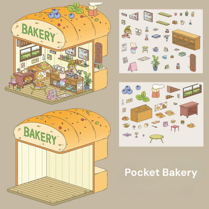 Pocket Scene Series 10.0 | Autocollant de scène, autocollants de scène miniature 3D, autocollants DIY pour soulager le stress, autocollants de décoration de scène, autocollants DIY