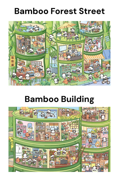 Seria Scene Joy 13.0 | Naklejki Sceniczne, Naklejki 3D Miniatury Scen, Naklejki DIY Leczące Stres, Naklejki Ustawiające Scenę, Naklejki DIY