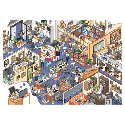 Seria Scene Joy 13.0 | Naklejki Sceniczne, Naklejki 3D Miniatury Scen, Naklejki DIY Leczące Stres, Naklejki Ustawiające Scenę, Naklejki DIY