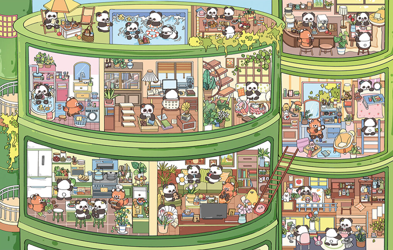 Seria Scene Joy 13.0 | Naklejki Sceniczne, Naklejki 3D Miniatury Scen, Naklejki DIY Leczące Stres, Naklejki Ustawiające Scenę, Naklejki DIY