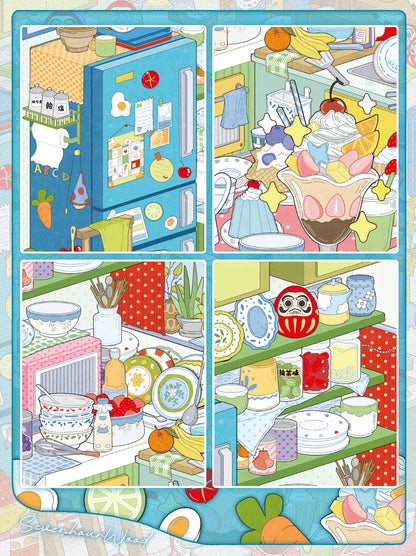 Serie Jardín de Escenas 15.0 | Escena de Pegatinas, Pegatinas de Escenas en Miniatura 3D, Pegatinas DIY para Alivio del Estrés, Pegatinas para Crear Escenas, Pegatinas DIY