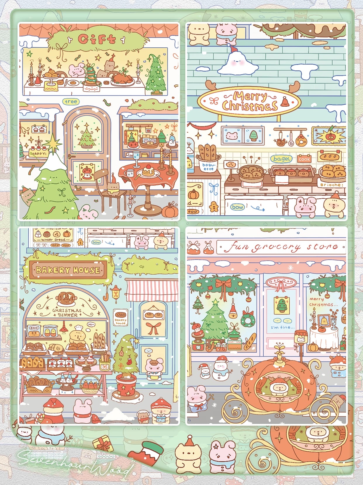 Serie Jardín de Escenas 15.0 | Escena de Pegatinas, Pegatinas de Escenas en Miniatura 3D, Pegatinas DIY para Alivio del Estrés, Pegatinas para Crear Escenas, Pegatinas DIY