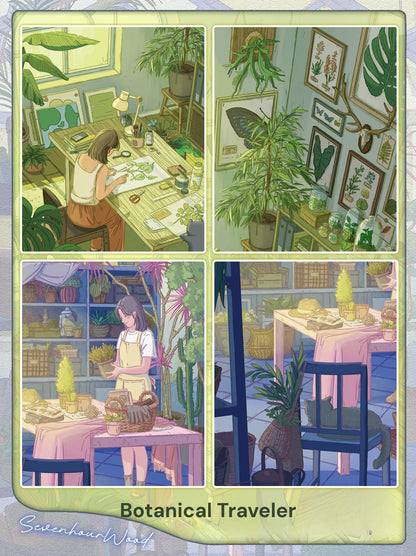 Serie Jardín de Escenas 15.0 | Escena de Pegatinas, Pegatinas de Escenas en Miniatura 3D, Pegatinas DIY para Alivio del Estrés, Pegatinas para Crear Escenas, Pegatinas DIY