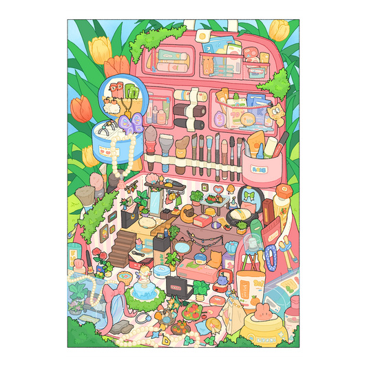 Seria Scene Time 18.0, Scena Naklejek, Naklejki 3D Miniatury Sceny, Naklejki DIY Łagodzące Stres, Naklejki Ustawiające Scenę, Naklejki DIY