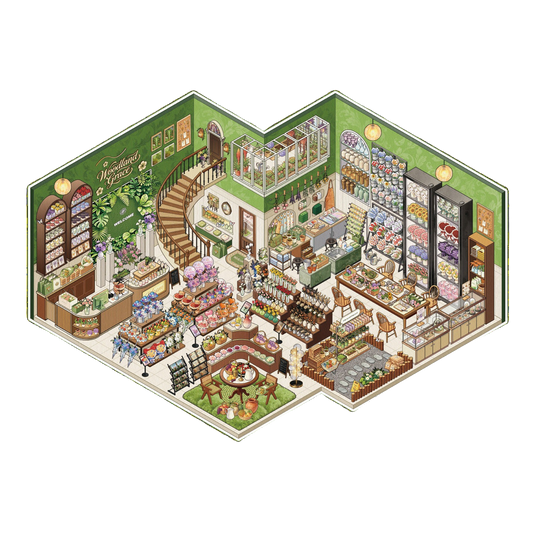 Stock Theme Vol. 4 | Seafood Shop | Scene Magic 20.0 Series | Sticker Scene, 3D Miniature Scene Stickers, stress-relief DIY stickers, Scene-setting Stickers