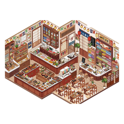 Motyw żywnościowy w skarpetkach | Duży rozmiar | Seria Scene Magic 10.0 | Naklejki Scen, Naklejki 3D Miniatury Scen, Naklejki DIY ulatniające stres, Naklejki do układania scen