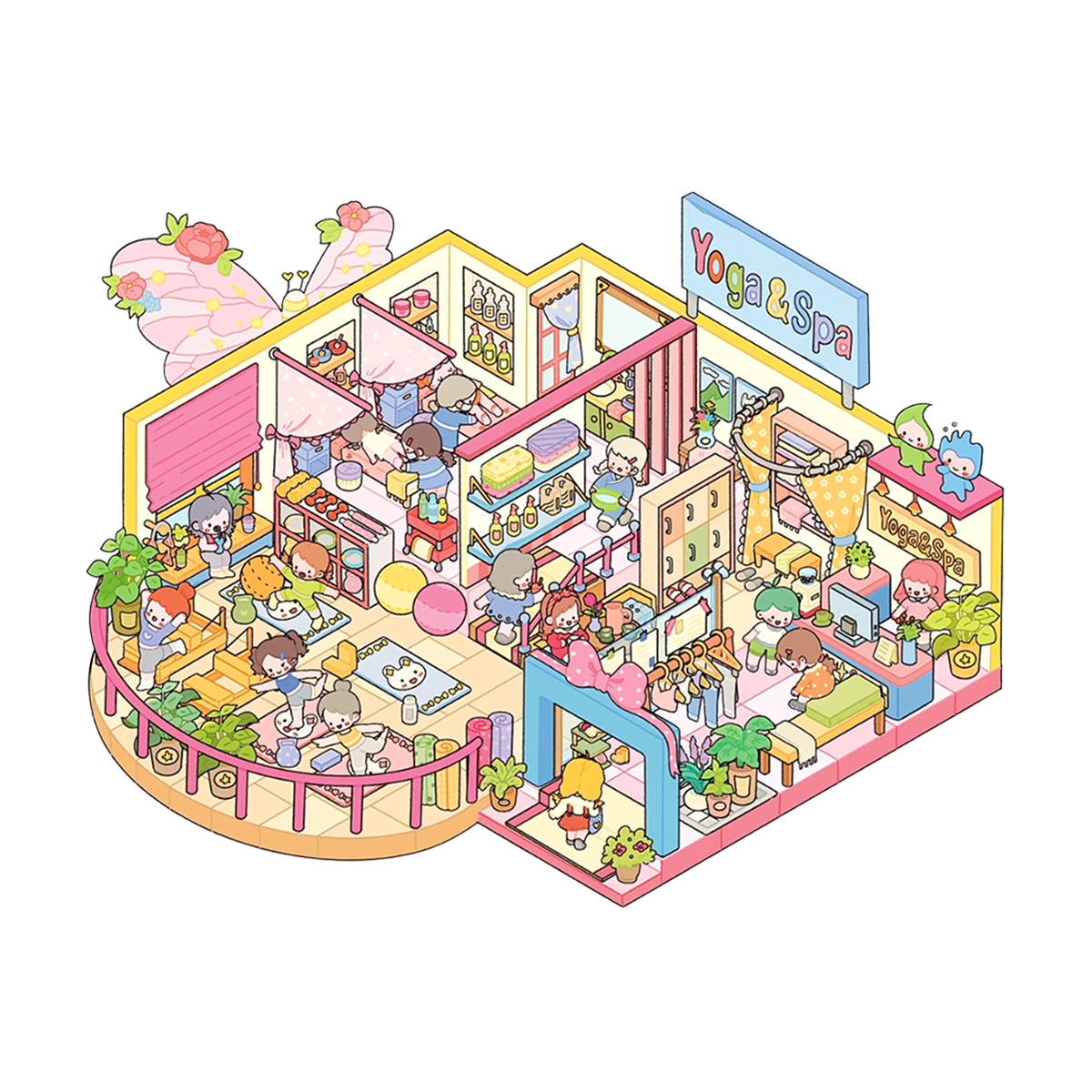 Store Theme | Pocket Scene Series 4.0 | Sticker Scene, 3D Miniature ...