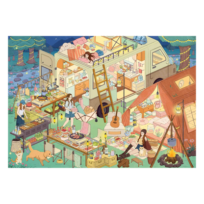 Stories Under The Eaves | Snowy Hot Spring Retreat | Big Size | Scene Garden 26.0 Series | Sticker Scene, 3D Miniature Scene Stickers, Stress-Relief DIY Stickers, Scene-Setting Stickers, DIY Stickers