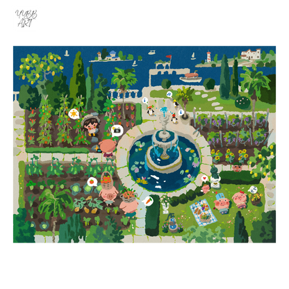 The Sleepwalker | Scene Art 23.0 Series | Sticker Scene, 3D Miniature Scene Stickers, Stress-Relief DIY Stickers, Scene-Setting Stickers