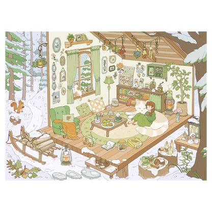 바람의 발라드 | 씬 가든 13.0 시리즈 | 스티커 씬, 3D 미니어처 씬 스티커, 스트레스 해소 DIY 스티커, 씬 설정 스티커, DIY 스티커