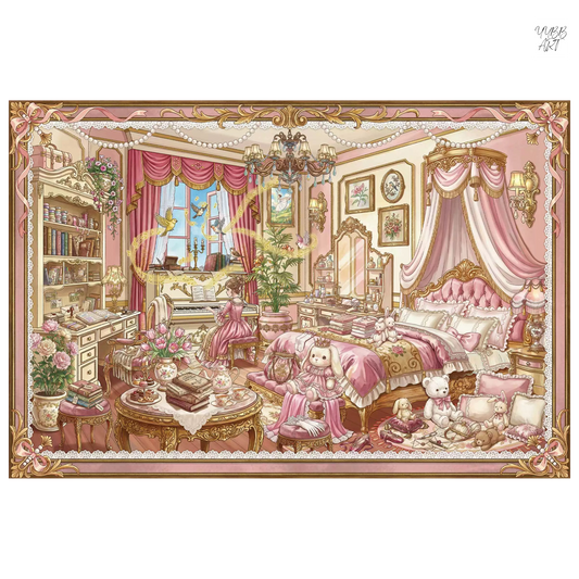 Vintage Theme | Big Size | Scene Garden 30.0 Series | Sticker Scene, 3D Miniature Scene Stickers, Stress-Relief DIY Stickers, Scene-Setting Stickers, DIY Stickers