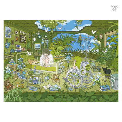 Vintage Theme | Big Size | Scene Garden 30.0 Series | Sticker Scene, 3D Miniature Scene Stickers, Stress-Relief DIY Stickers, Scene-Setting Stickers, DIY Stickers