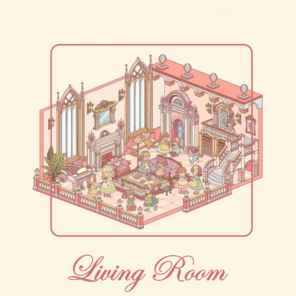Sticker Scences Vintage Theme | Scene Time 10.0 Series, Sticker Scene, 3D Miniature ...