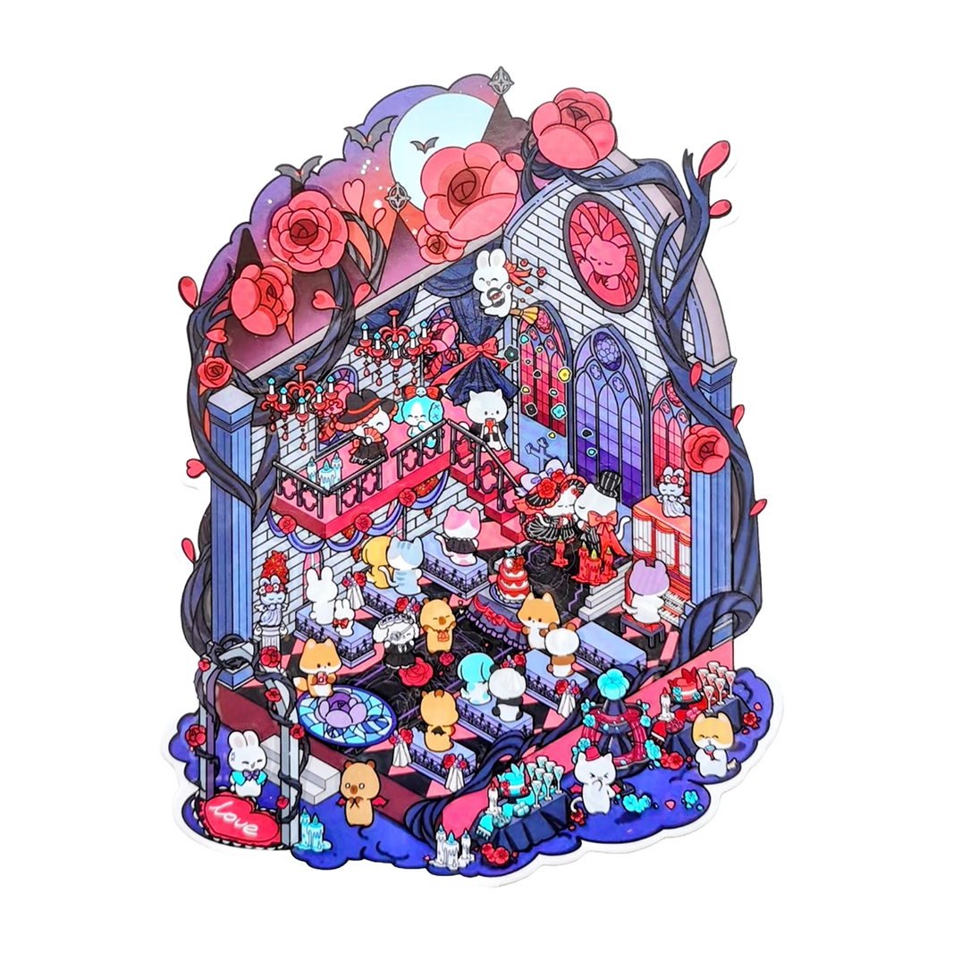 Scene Stickers Type Miniature Scene Sticker - YYBB ART SHOP