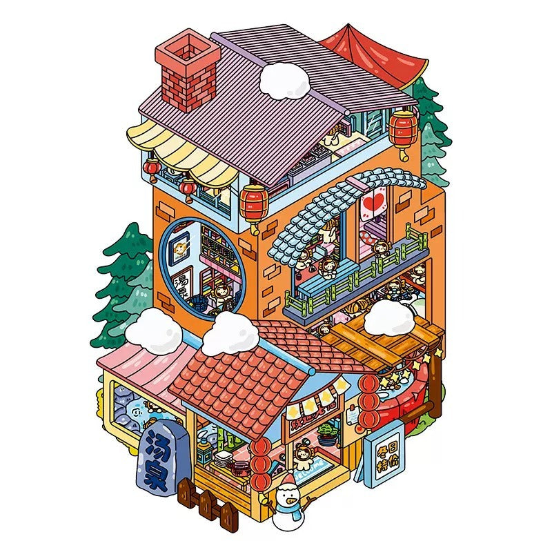 Temat Halloween | Scene World 13.0 Seria | DIY Scena Naklejkowa, 3D Miniatury Scen, Naklejki Antystresowe DIY, Naklejki do Tworzenia Scen, Naklejki DIY