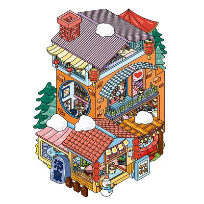 Temat Halloween | Scene World 13.0 Seria | DIY Scena Naklejkowa, 3D Miniatury Scen, Naklejki Antystresowe DIY, Naklejki do Tworzenia Scen, Naklejki DIY