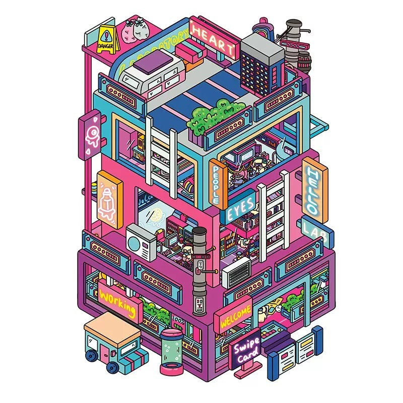 Temat Halloween | Scene World 13.0 Seria | DIY Scena Naklejkowa, 3D Miniatury Scen, Naklejki Antystresowe DIY, Naklejki do Tworzenia Scen, Naklejki DIY