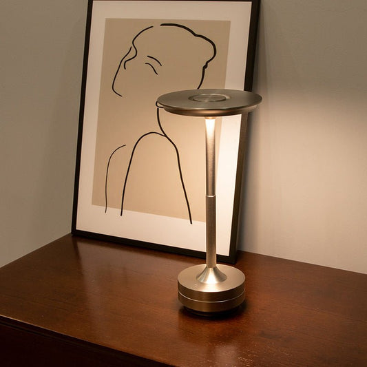 Rechargeable Romantic Ambient Lamp - Minimalist Design Bedside Table Light for Indoor & Outdoor Use - YYBB ART