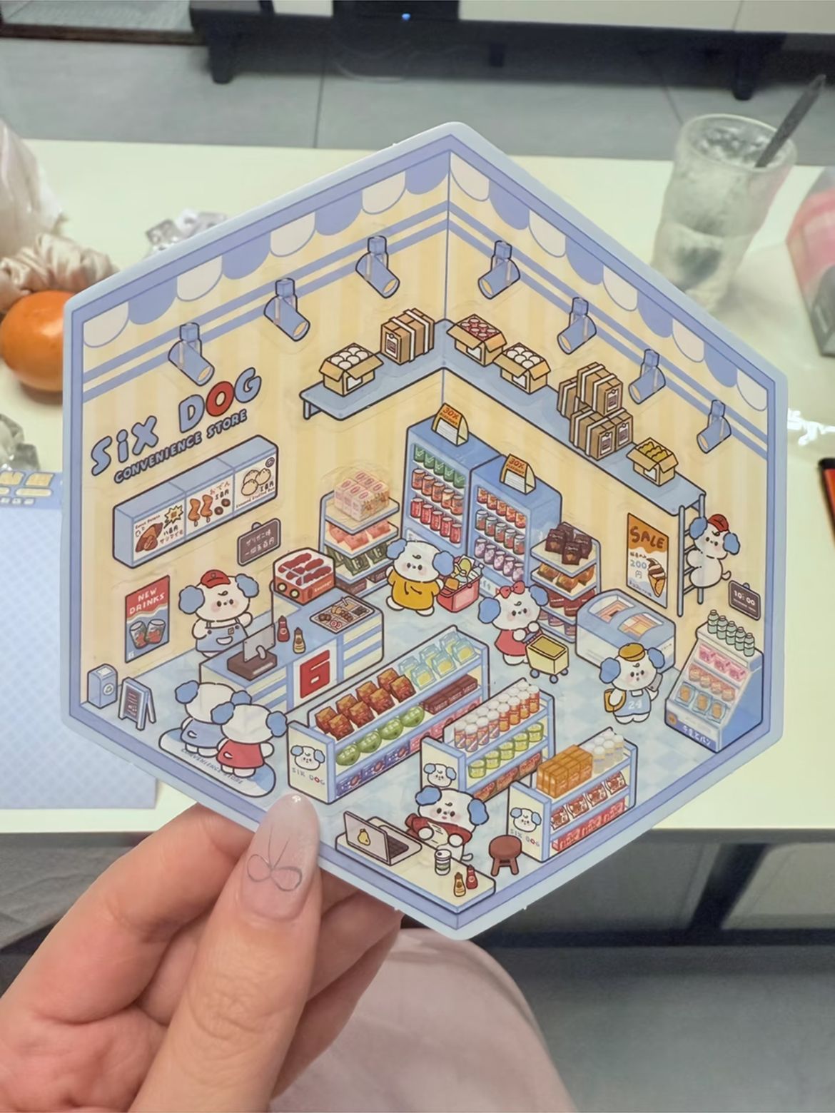 Simple Setting Stickers Life Party Theme | Scene World 5.0 Series, Sticker Scene, 3D Miniature ...