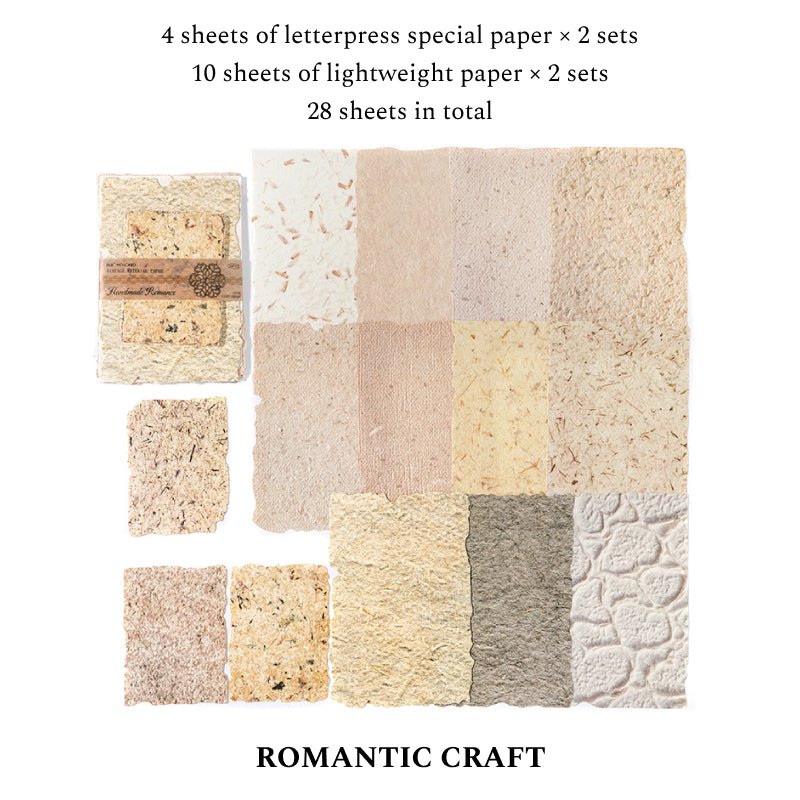 Paper Light Series Vintage Scrapbooking Paper, Junk Journal Material Paper, DIY Collage Transparent Decor Paper - YYBB ART