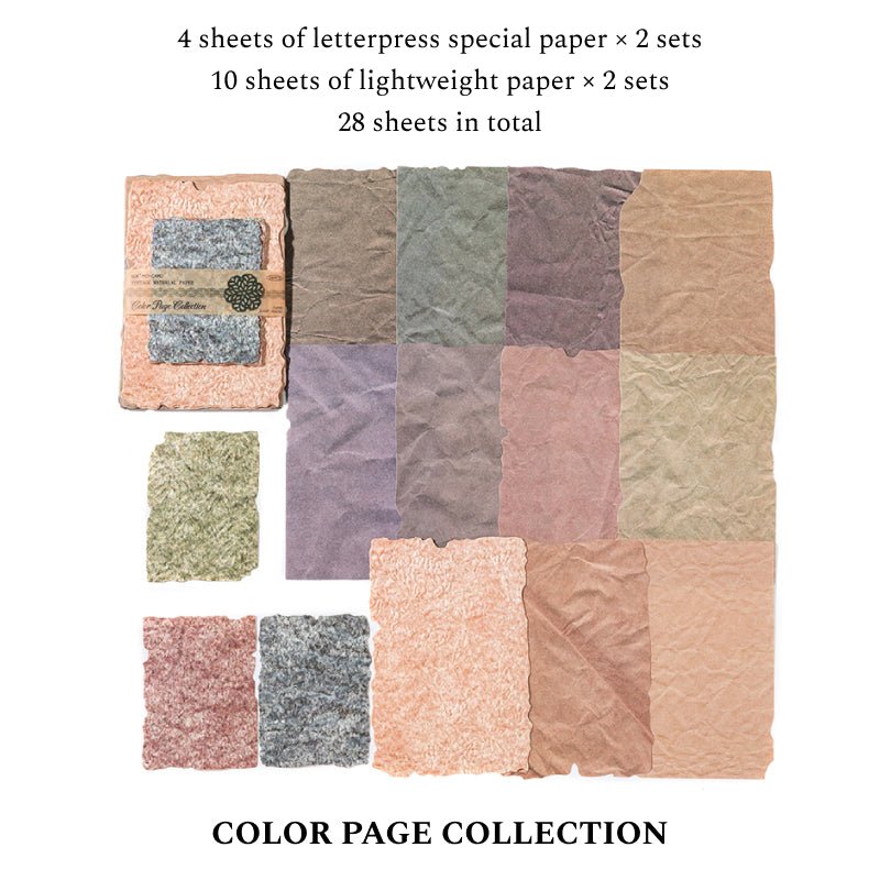 Paper Light Series Vintage Scrapbooking Paper, Junk Journal Material Paper, DIY Collage Transparent Decor Paper - YYBB ART